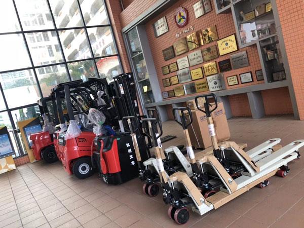 广州商贸职业学校采购叉车案例